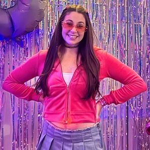 Juicy Couture Pink Hoodie Jacket